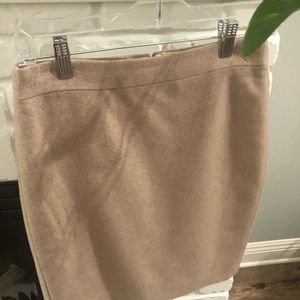 Classic wool pencil skirt-Oatmeal JCrew